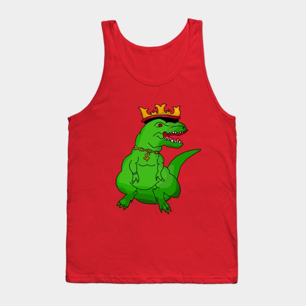 King Rex Tank Top by Leeker Shop